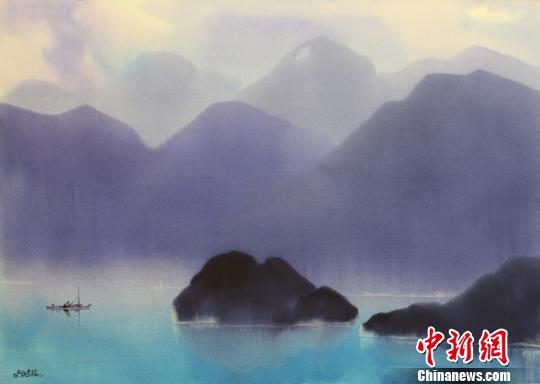台湾著名画家谢孝德作品在珠海展出（图）